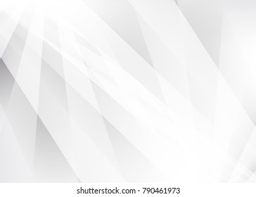 Abstract geometric white and gray with space modern design on Light gray silver background, vector illustration