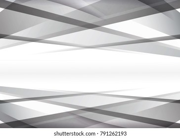 Abstract geometric white and gray with space modern design on Light gray silver background, vector illustration