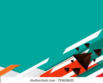 Abstract geometric white and gray with space modern design on Light gray silver background, vector illustration