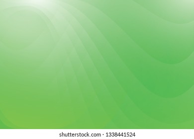 Abstract geometric white and green color background. Vector, illustration.