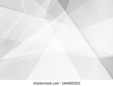 Abstract geometric white and grey color background. Technology modern design. Vector illustration.