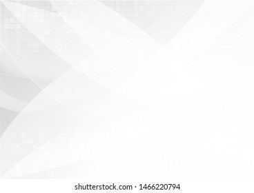 Abstract geometric white and grey color background. Technology modern design. Vector illustration.