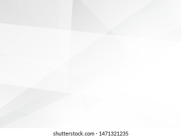 Abstract geometric white and grey color background. Technology modern design. Vector illustration.