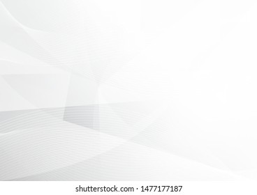 Abstract geometric white and grey color background. Technology modern design. Vector illustration.