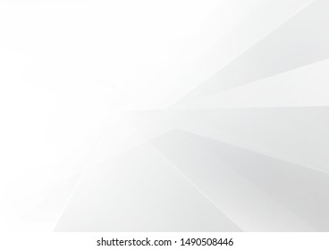 Abstract geometric white and grey color background. Technology modern design. Vector illustration.