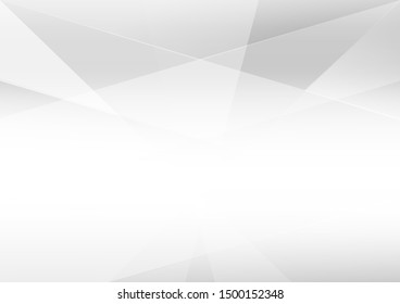 Abstract geometric white and grey color background. Technology modern design. Vector illustration.