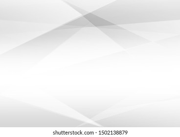 Abstract geometric white and grey color background. Technology modern design. Vector illustration.