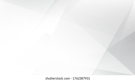 Abstract geometric white and grey color background. Technology modern design. Vector illustration.