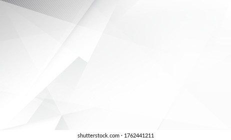 Abstract geometric white and grey color background. Technology modern design. Vector illustration.