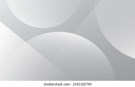Abstract geometric white and grey color background. Dynamic shapes composition. Eps10 vector
