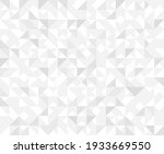 Abstract geometric white grey and silver background. Geometric triangles vector, seamless halftone pattern. Elegant gradient concept abstractive business vector
