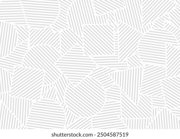 Abstraktes geometrisches weißes Muster oder Hintergrund