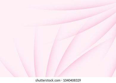 Abstract geometric white and pink color background. Vector, illustration.