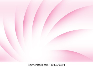 Abstract geometric white and pink color background. Vector, illustration.