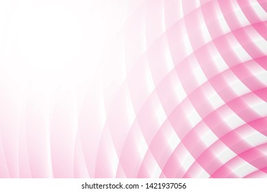 Abstract geometric white and pink color background. Vector, illustration.