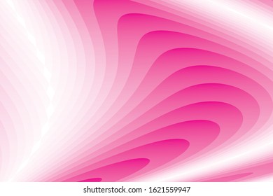 Abstract geometric white and pink color background. Vector, illustration.