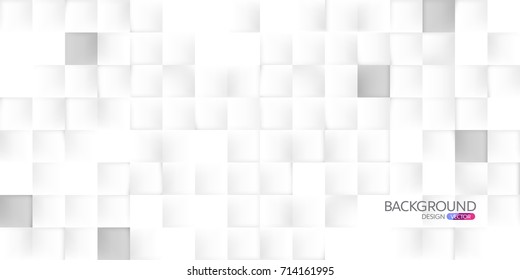 Abstract geometric white geometric texture background for design.vector illustration.