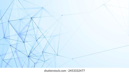 Abstract geometric wireframe background vector design in eps 10