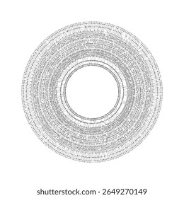 Abstract geometric wireframe torus with intricate diamond mesh pattern ideal for technology backgrounds, science visuals, or modern design projects isolated on white background vector illustration