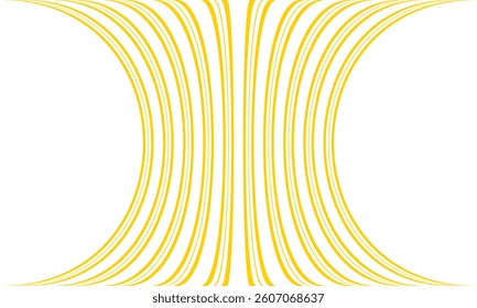 abstract geometric yellow big small bulge line pattern can be used background, banner, poster.