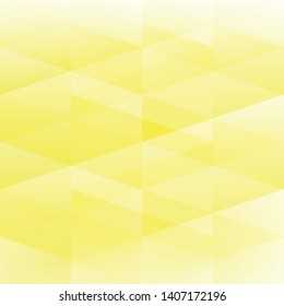 Abstract geometric yellow color background, vector illustration