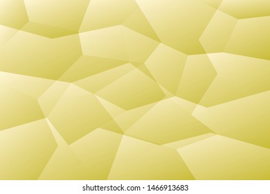 Abstract geometric yellow color background, vector illustration
