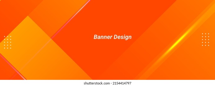 Abstract geometric yellow colorful decorative design template 