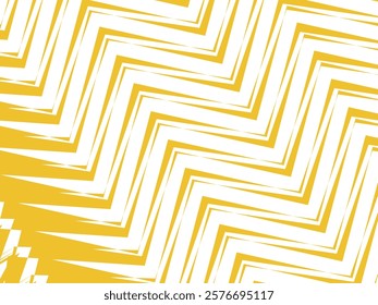 Abstract geometric yellow diagonal stripes lines pattern modern style for background. vector illustration. blank for text advertising product 