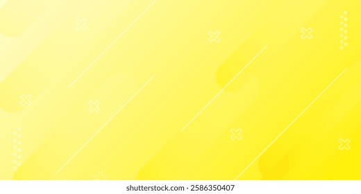 Abstract geometric yellow gradient minimalist background