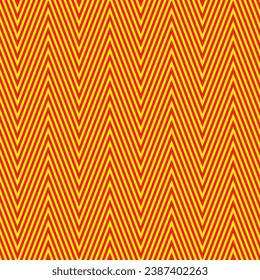 abstract geometric yellow horizontal wave line pattern with red background.