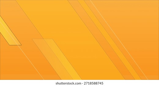 Abstract geometric yellow and orange movement speed lines design background. Modern and Creative Trend design in vector illustration
