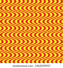 patrón abstracto de línea de onda vertical geométrica amarilla.