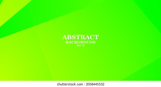 Abstract geometric yellow-green backgrounds were also suitable for social media, websites, banners, and posters. Green and Yellow color background abstract art vector.