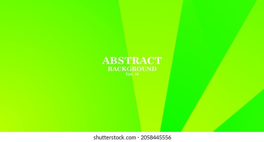 Abstract geometric yellow-green backgrounds were also suitable for social media, websites, banners, and posters. Green and Yellow color background abstract art vector.