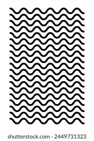 Abstract geometric zig zag seamless pattern on white background