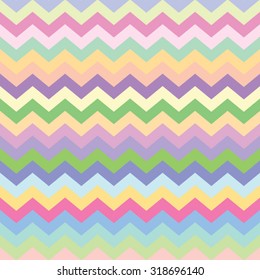 Abstract geometric zigzag color red blue yellow pattern