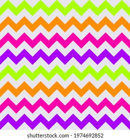 Abstract geometric zigzag texture. Vector illustration. Seamless pattern.