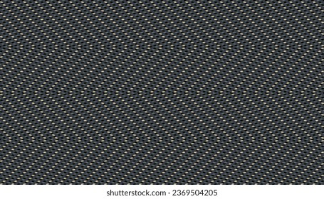 Abstract geometric zigzag twisted rope seamless pattern in black and light color on hazy gray background. For masculine shirt lady dress fabric apparel textile garment cover decoration.