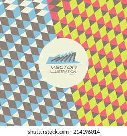 Abstract geometrical 3d background. Background for business presentation.  With place for text.