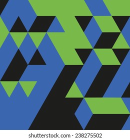 Abstract geometrical 3d background. Can be used for wallpaper, web page background, web banners.