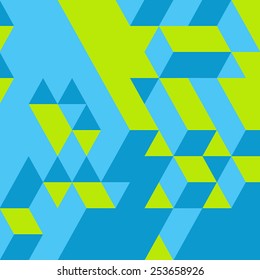 Resumen del fondo geométrico 3d. Se puede usar para fondo de pantalla, fondo de página web, banners web.