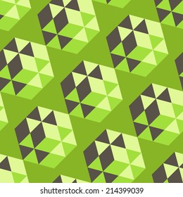 Resumen del fondo geométrico 3d. Patrón sin foco.  Mosaico. Ilustración vectorial. Se puede utilizar para fondo de fondo de fondo de fondo de página web. 