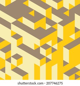 Abstract geometrical 3d colorful background. Can be used for wallpaper, web page background.  