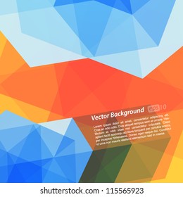 Abstract geometrical background