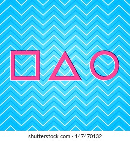 Abstract geometrical background
