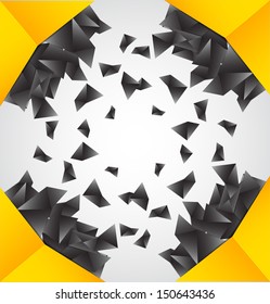 Abstract geometrical background.