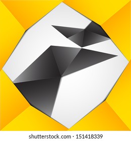 Abstract geometrical background.