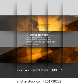 Abstract geometrical background