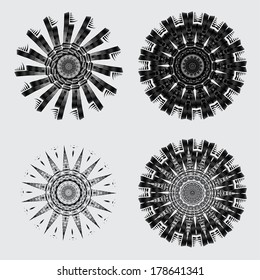 Abstract geometrical background 