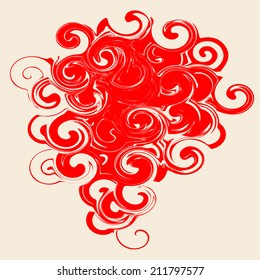 .Abstract geometrical background 